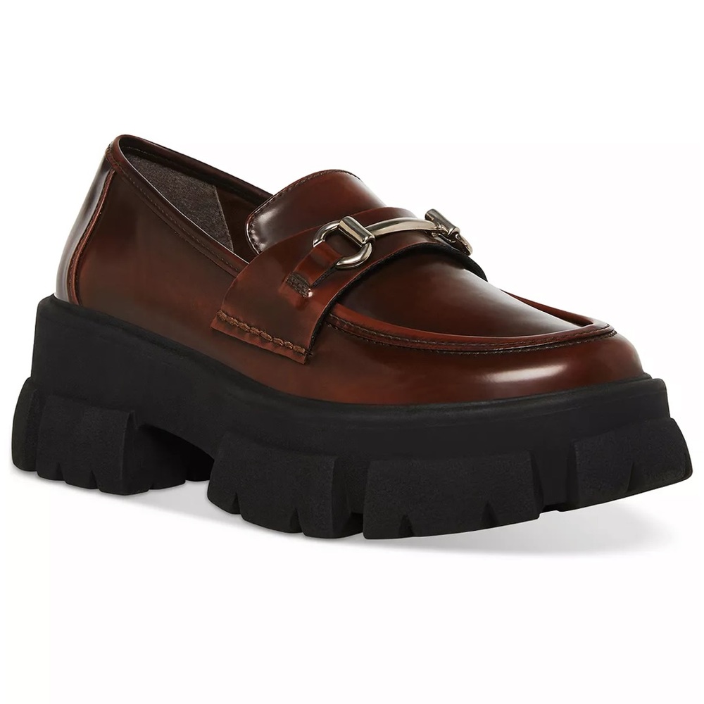Steve Madden Trifecta Lug-Sole Platform Loafers